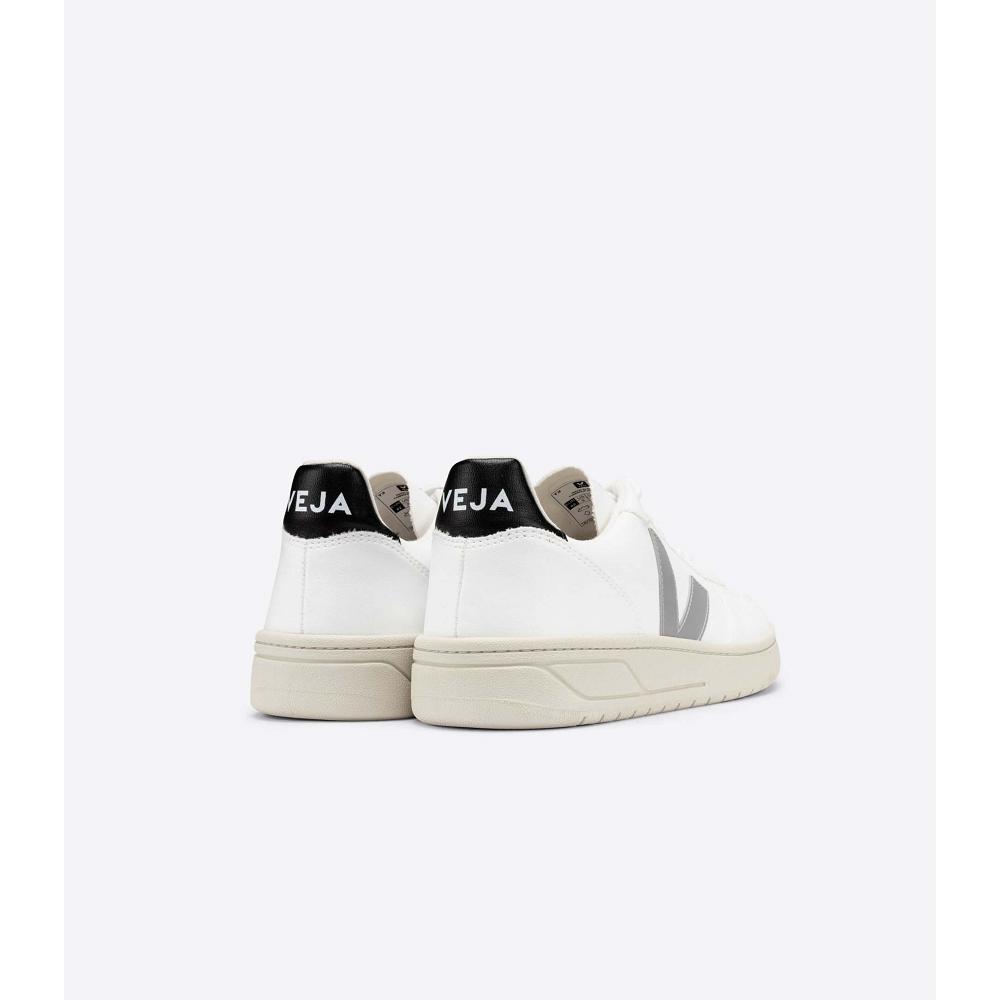 Veja V-10 CWL Women's Sneakers White/Grey/Black | CA 657YXF